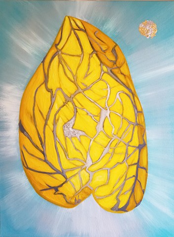 Kintsugi Yellow Heart Chakra