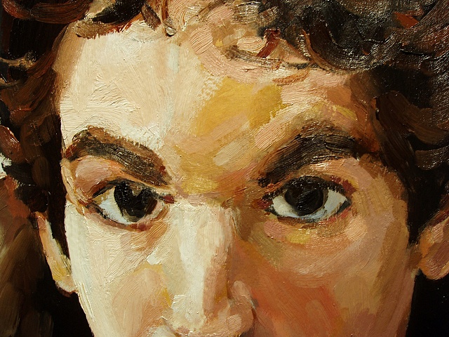 Portrait of Dan with Tabatha [detail]
