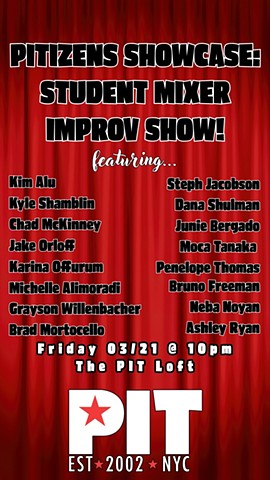 The People's Improv Theater (PIT) Mixer