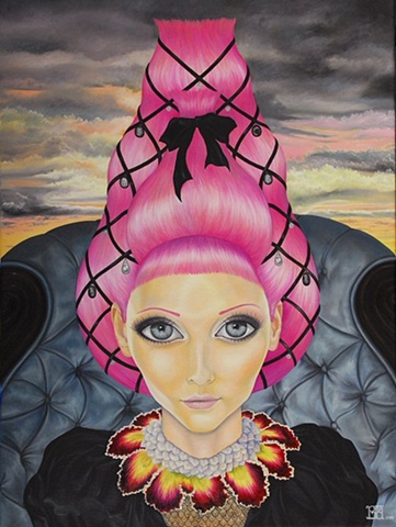Soulscape laura barnhard bash contemporary gallery oil painting pop surrealism lowbrow