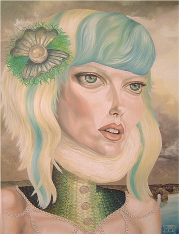 Grace laura barnhard bash contemporary gallery oil painting pop surrealism lowbrow