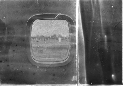 Push (airplane window - leaving NY)