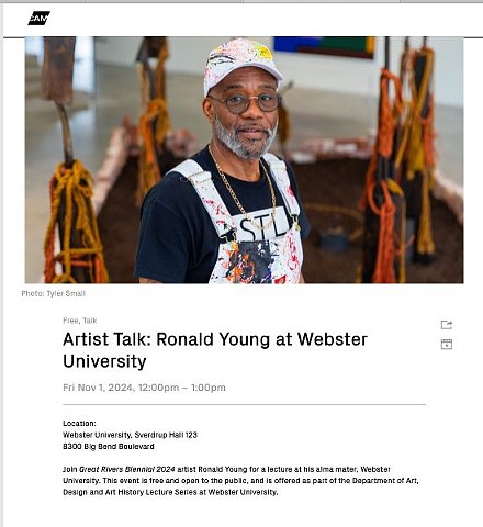 Artist Talk: Ronald Young at Webster University