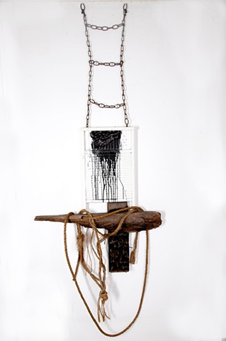 mixed media collage/assemblages sculpture/found objects