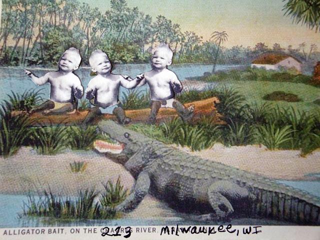 Alligator Bait, On the 213 River, Milwaukee, WI (detail)
