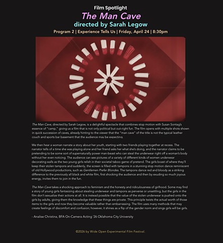 Wide Open Experimental Film Fest Spotlight