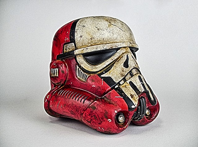 "Crimson Skull Storm-trooper Helmet"