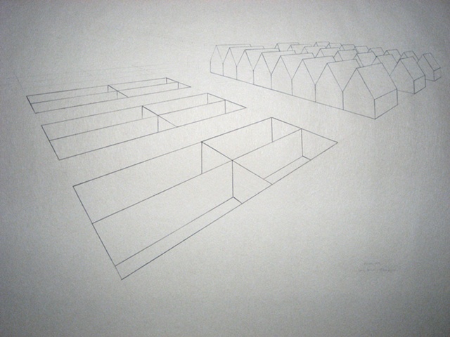architectural perspective drawing
