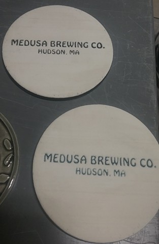 Medusa Brewery coasters