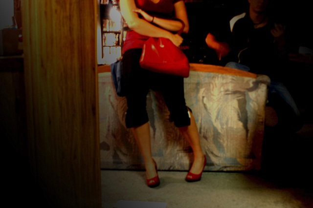 "look through the glass, try, and forgive"