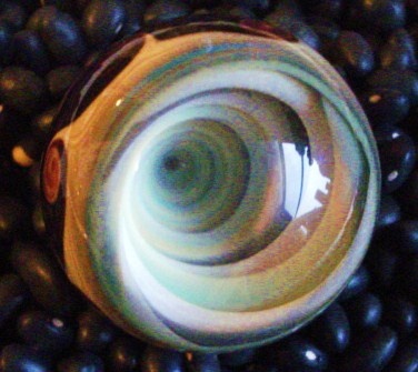 Vortex / Honeycomb Combo Marble 

Made and donated by an anonymous artist, collector and gallery owner