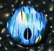 Hand painted porcelain bead