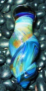 Boro Twist Pendant 
Cisco Chavez
