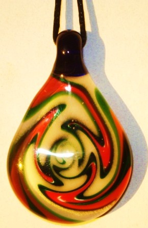 Robby Jolley 
Glow Glass Boro Medalllion (day)