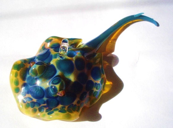 Lucid Visions Glass
Ribbon Tailed Blue Spotted Ray
http://lucidvisionsglassart.com/home.html

Josh Bergesen and Lance Sanford
Jax Beach, FL.