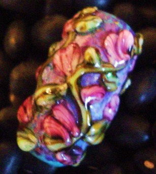 104 COE 
Floral Bead 4