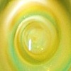 Brad Dinns
Borosilicate Spiral 
Vortex Pendant