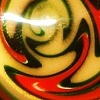Robby Jolley 
Glow Glass Boro Medalllion (day)