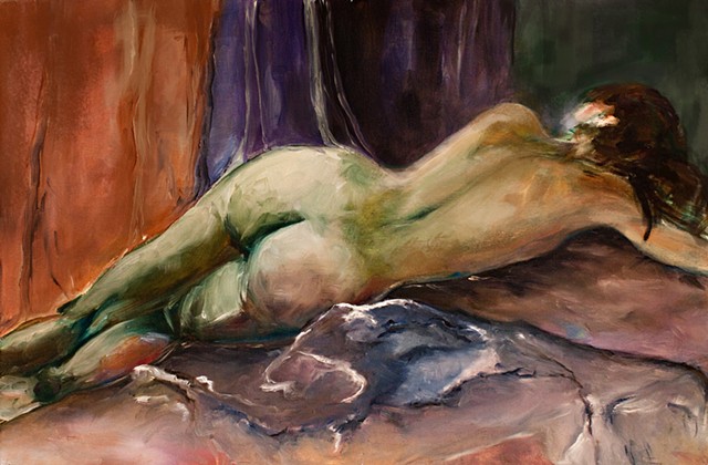 Reclining Woman

Oil on Board