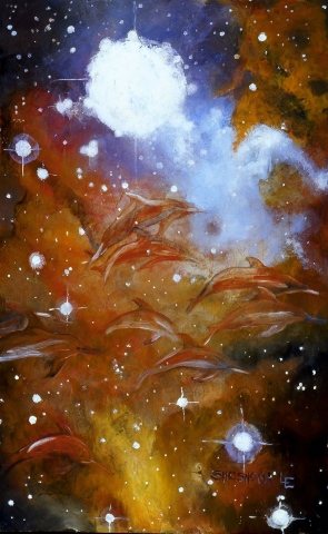 Dolphin Nebulae

Oil on Board