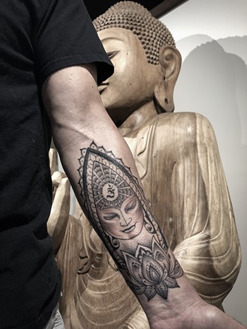 Buddha in the lotus. 