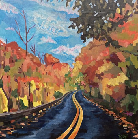 Landscape Road Painting