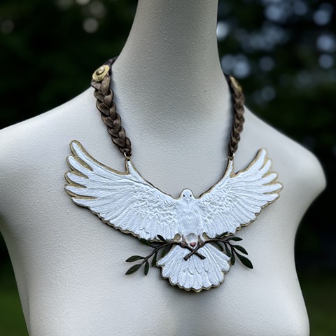 'Welcome Dove of Peace!' Necklace