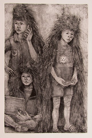 Porcupining
