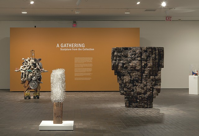 Installation of Sculpture at the Neuberger Museum