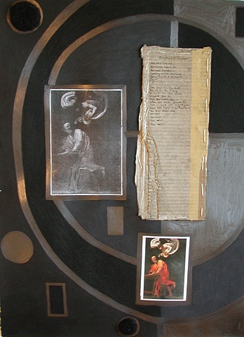 Black Caravaggio, The Veld on Cardboard     