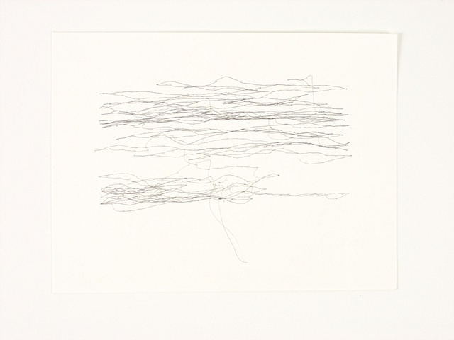 Ken Nicol, K. Nicol, hesitation lines, obsessive compulsive, ink, paper, Toronto Artist, Conceptual Artist, 