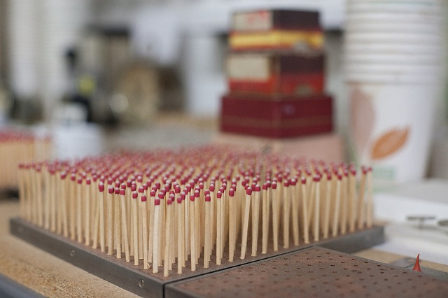 A grid of matches 