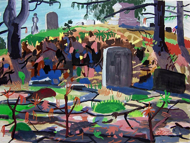 painting of graves