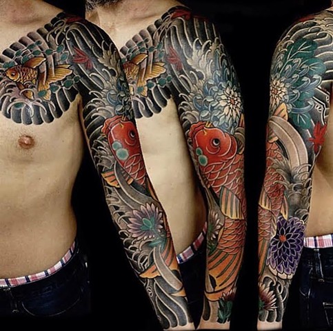 Tribal Chest Tattoo  Tattoos by Dave Rodriguez  Oakland CA