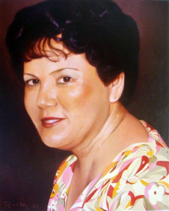 Portrait of Aunt Juani (+San Juanita Guajardo Duarte) 