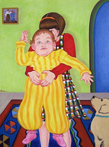 Sibling Love
oil on canvas
43 x 33"