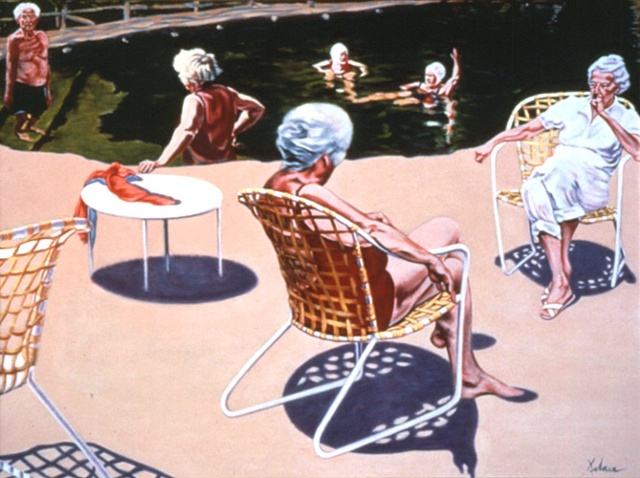 Pool Party
oil on canvas
36 x 48"