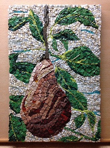 Stone, Smalti and Glass Mosaic, Fruit