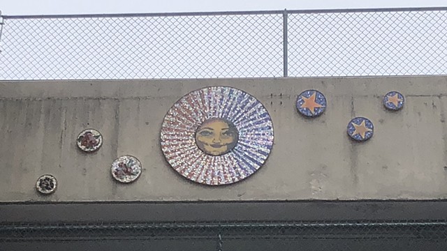 A commission for the City of Rochester, MN . Part of the downtown alley activation project