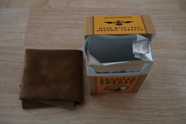 replica 1830's U.S. blanket and Natural American Spirit Cigarettes process 
