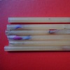 3 botanicals that the artist spliced into 6 new specimens then cast into beeswax crayons. 