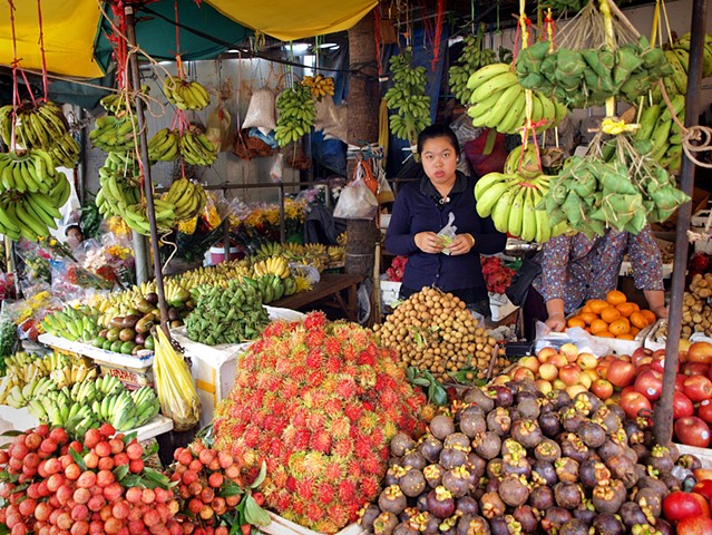 Fruit seller, Phnom Penh