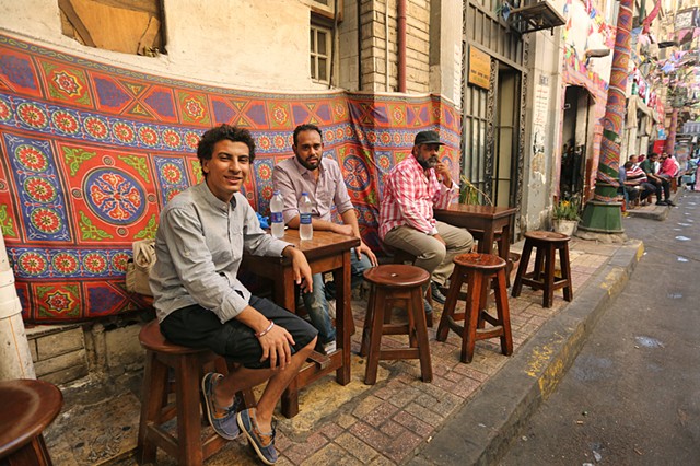 Sidewalk cafe, Alexandria