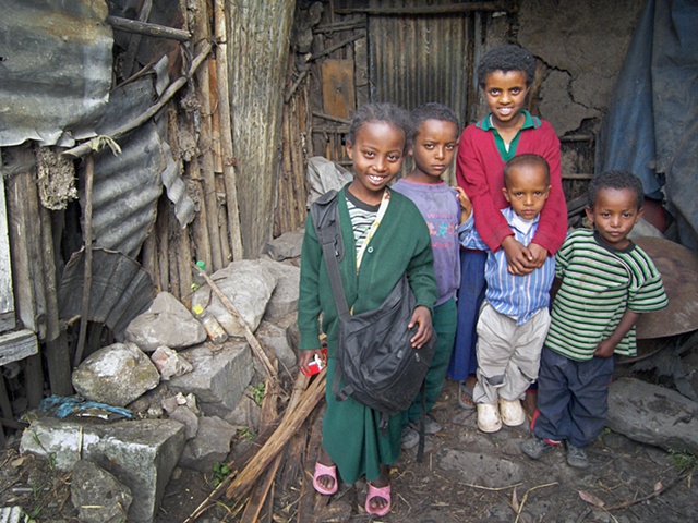 Children of the slums