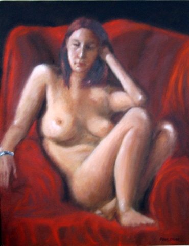 Artist's model nude