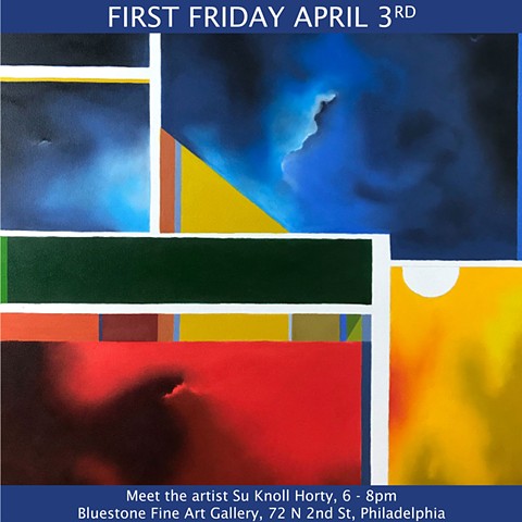 Meet the Artist, Su Knoll Horty, First Friday April 3rd, 2020 