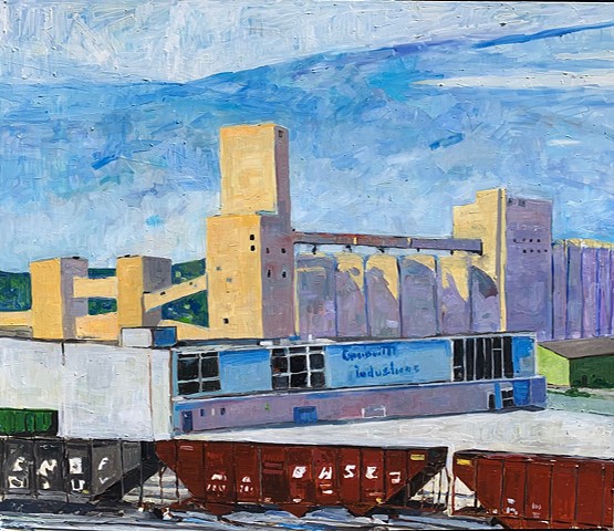 Grain Elevators, Garfield Avenue