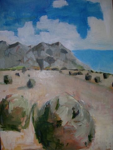 Sandia Mountain Triptych (Right) 
