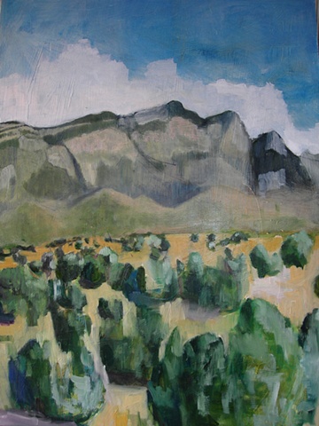 Sandia Mountain Triptych (Center) 