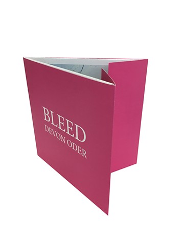 "Bleed" Limited edition Portfolio book published by The Pit